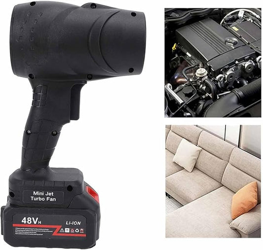 48V – Compact Lithium Turbo Blower with Handheld Power''