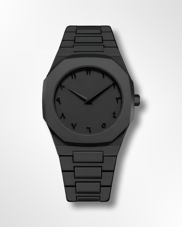 Arabic Matt Black Watch | Limited Edition